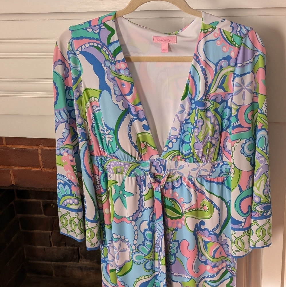 Lily Pulitzer ocean-theme dress